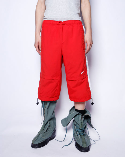 vintage 00's nike side line nylon shorts