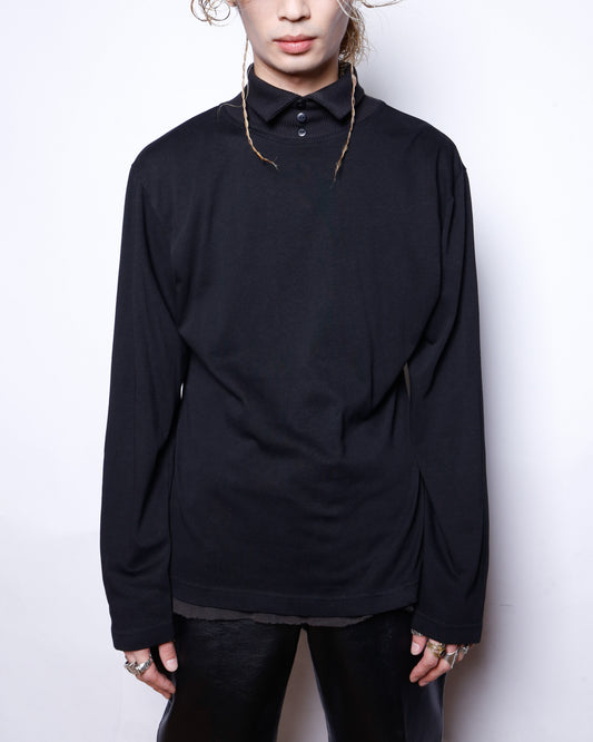 vintage hybrid polo sweater