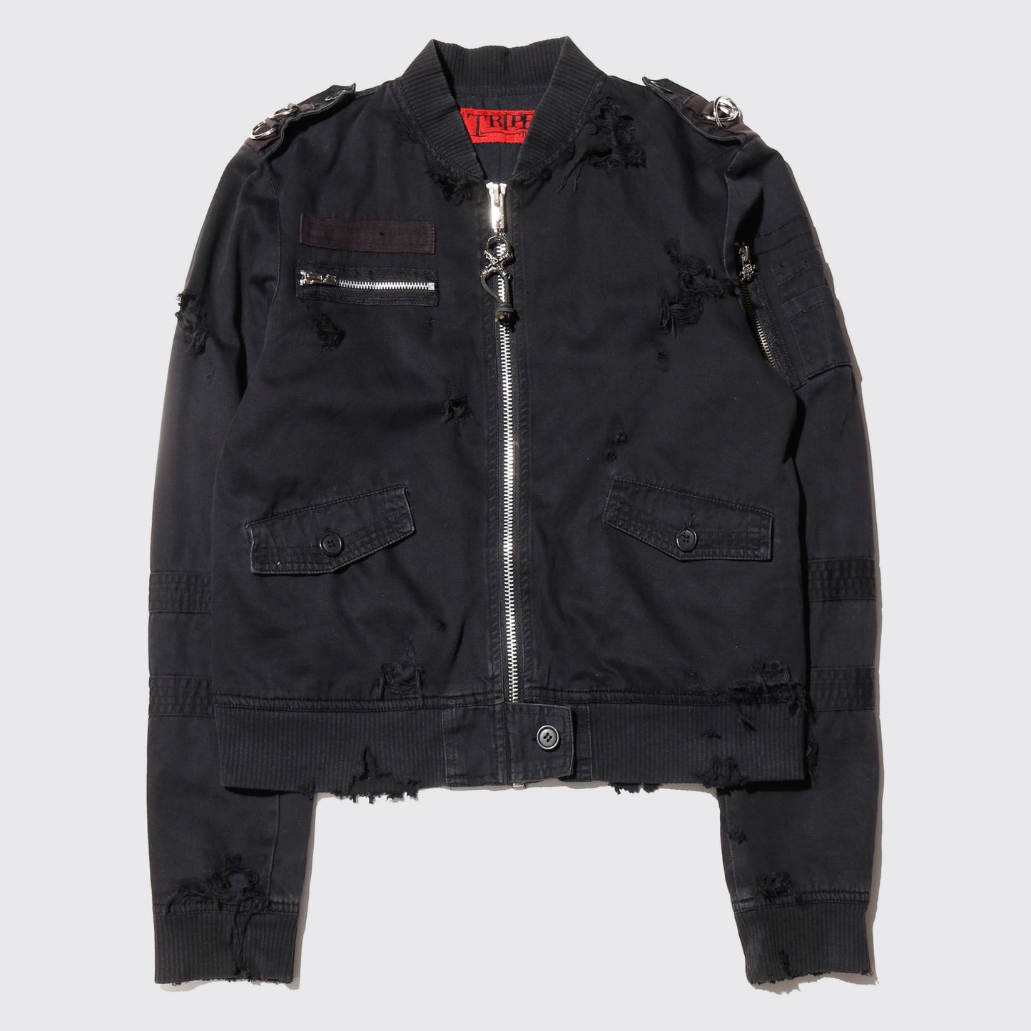 *one-off 00's trip nyc broken bomber jacket
