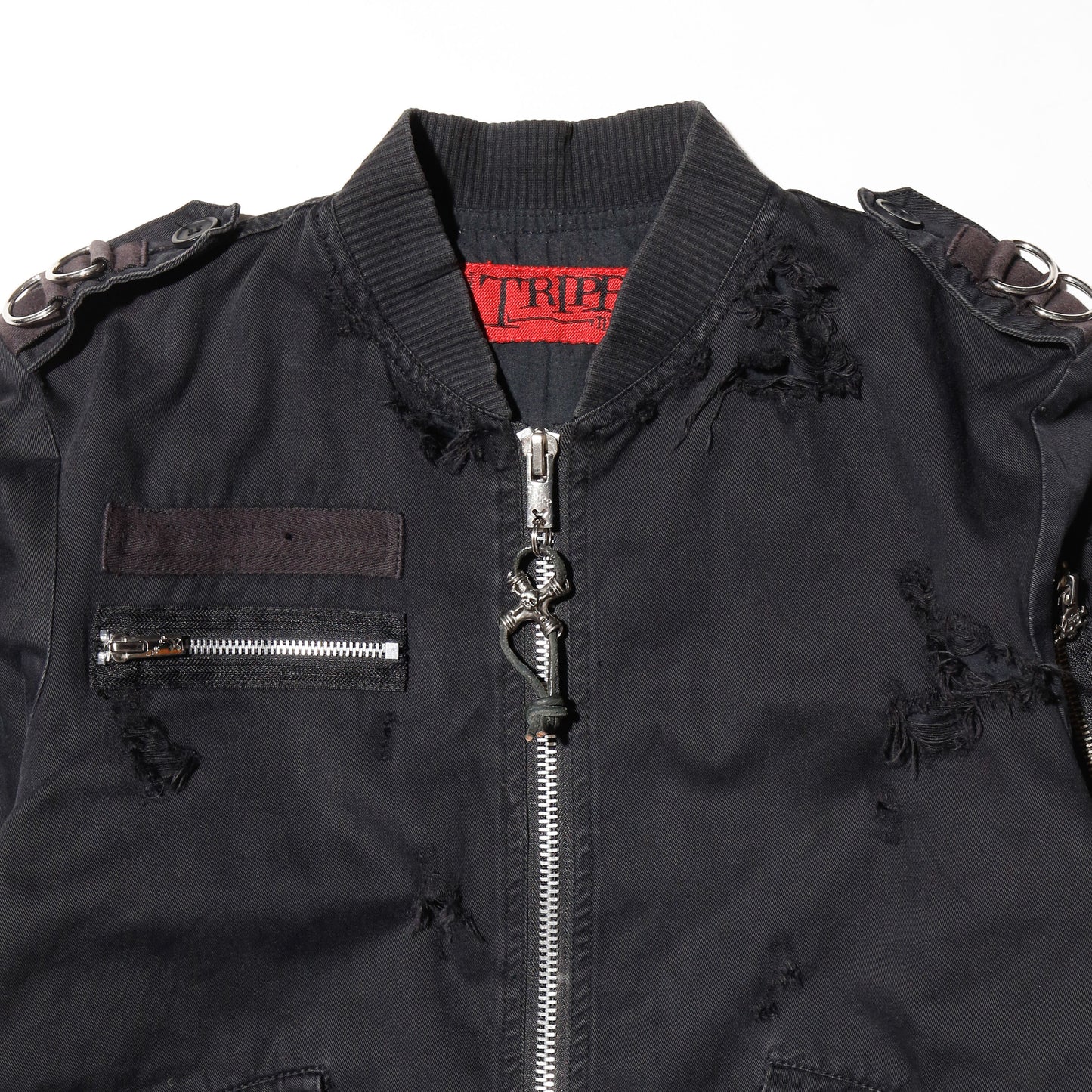 *one-off 00's trip nyc broken bomber jacket