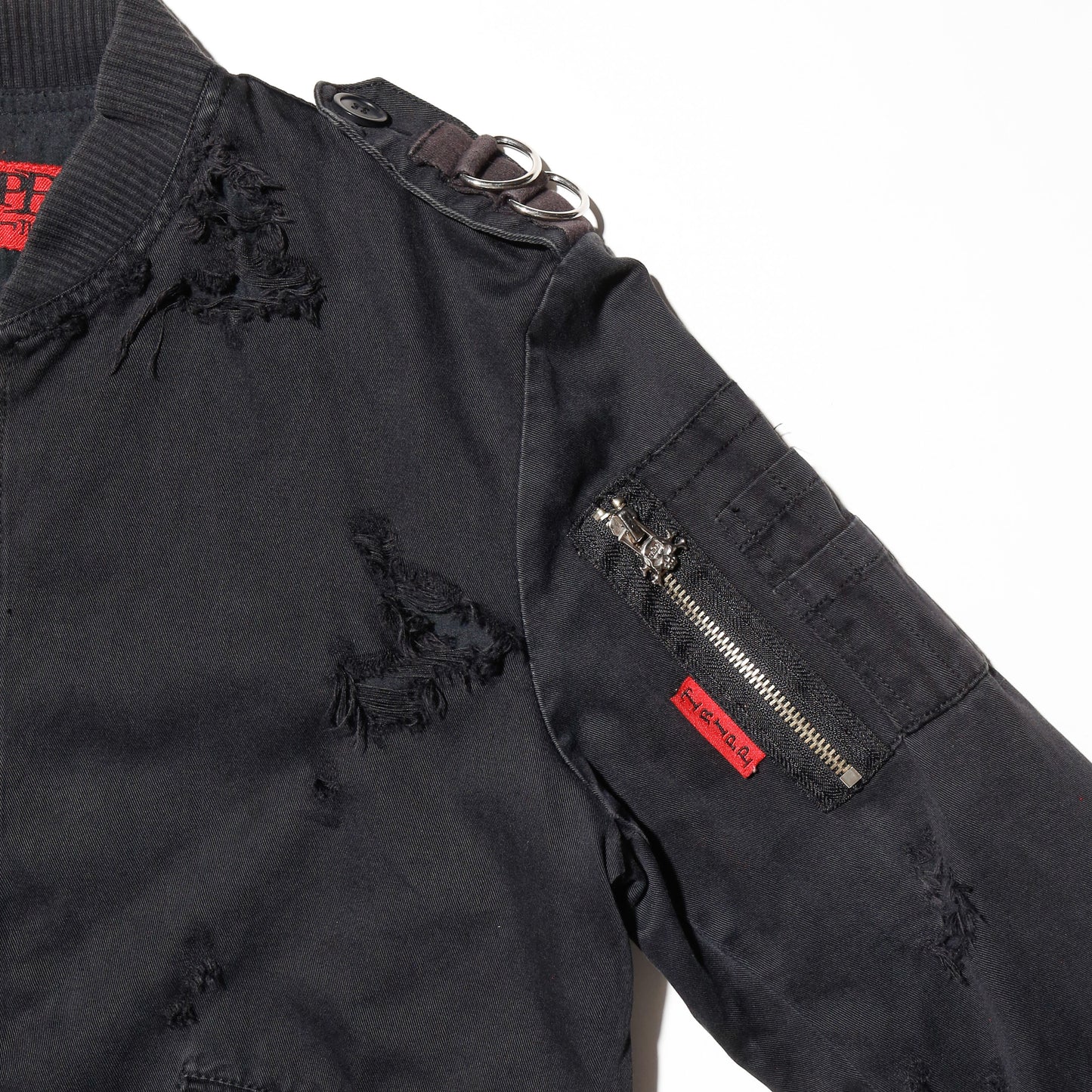 *one-off 00's trip nyc broken bomber jacket