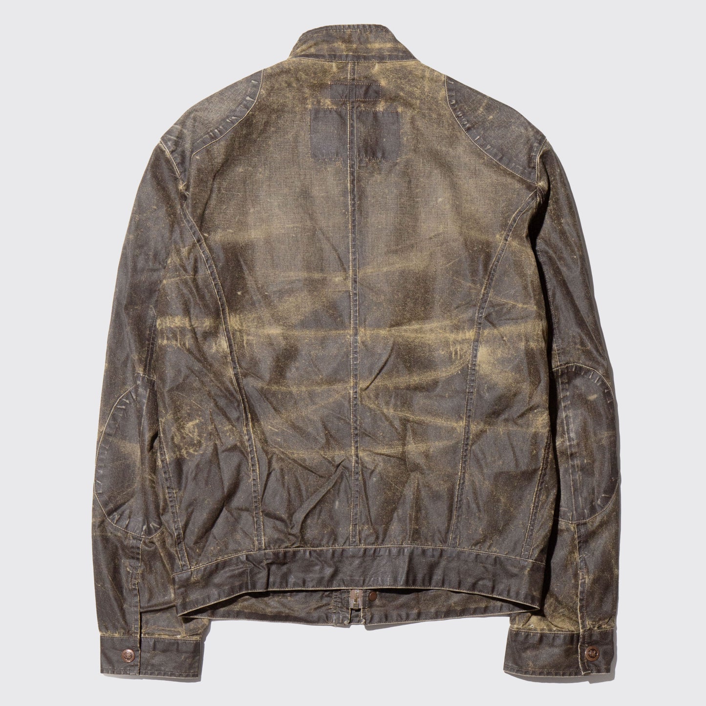 vintage faded motorcycle jacket