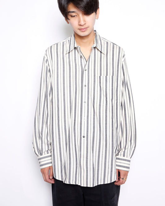 vintage 90's dobby stripe shirt
