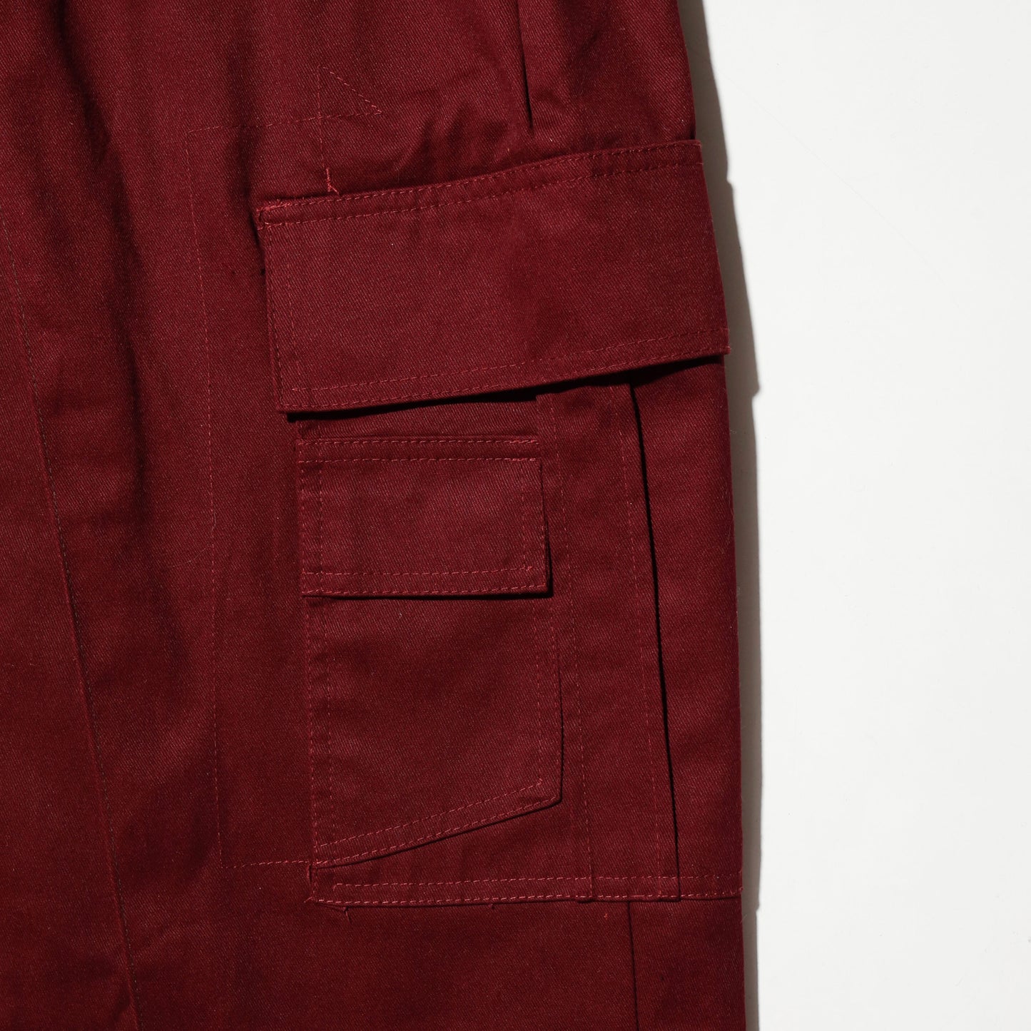 vintage belted center tuck cargo shorts