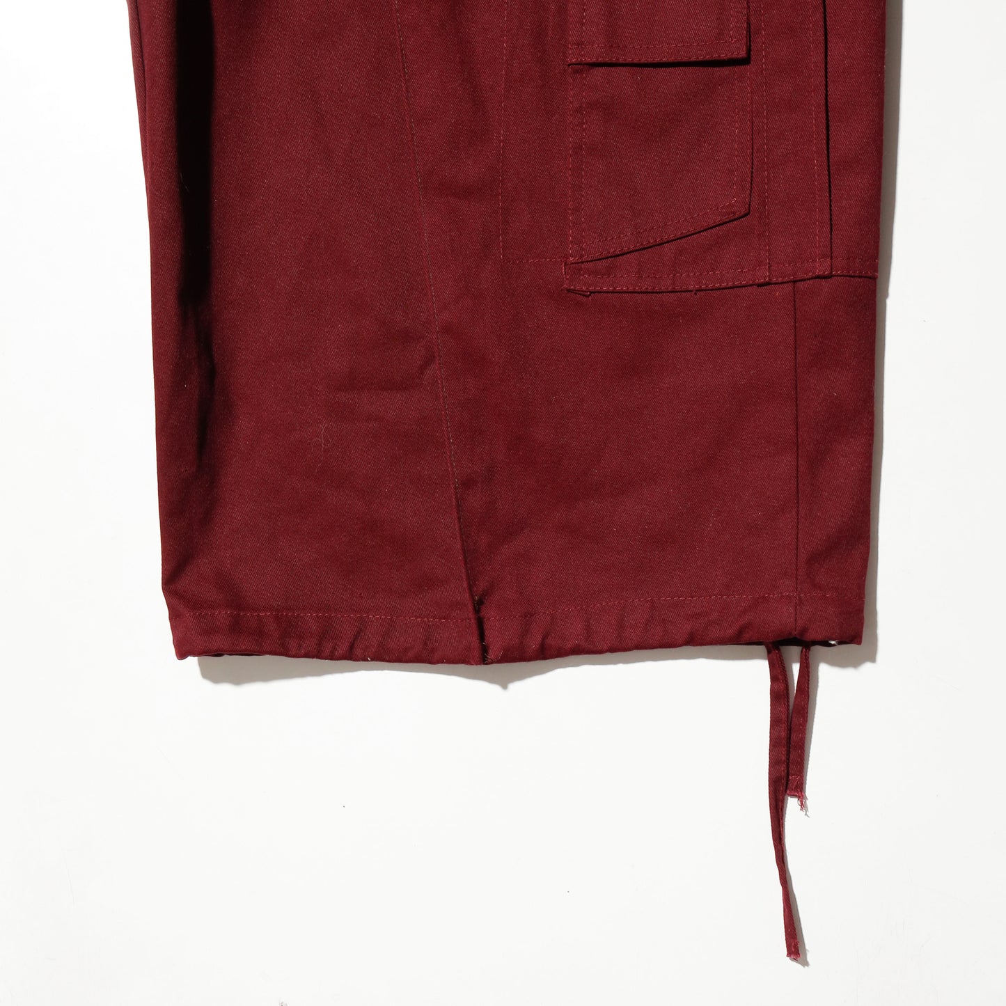 vintage belted center tuck cargo shorts