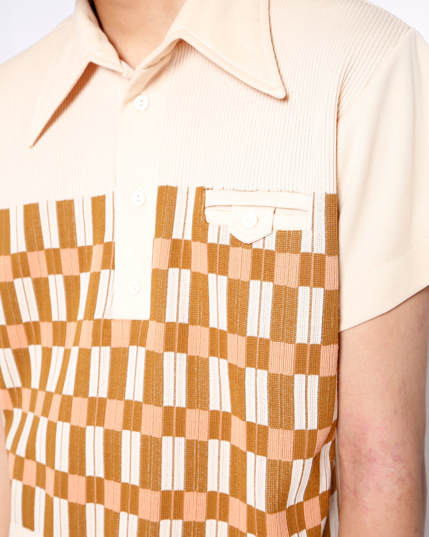 vintage 70's banlon polo h/s