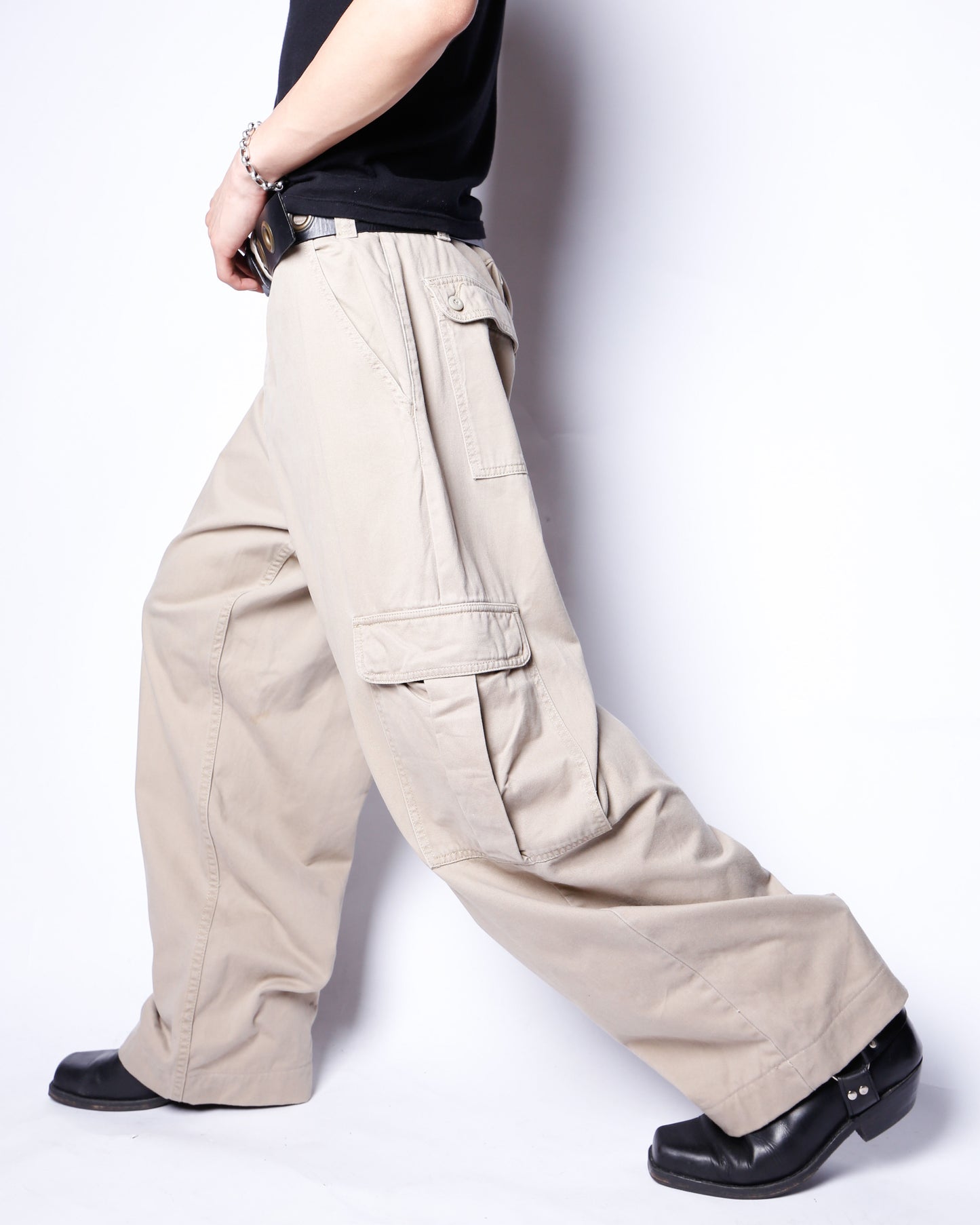 vintage levi's sliver tab khakis cargo trousers