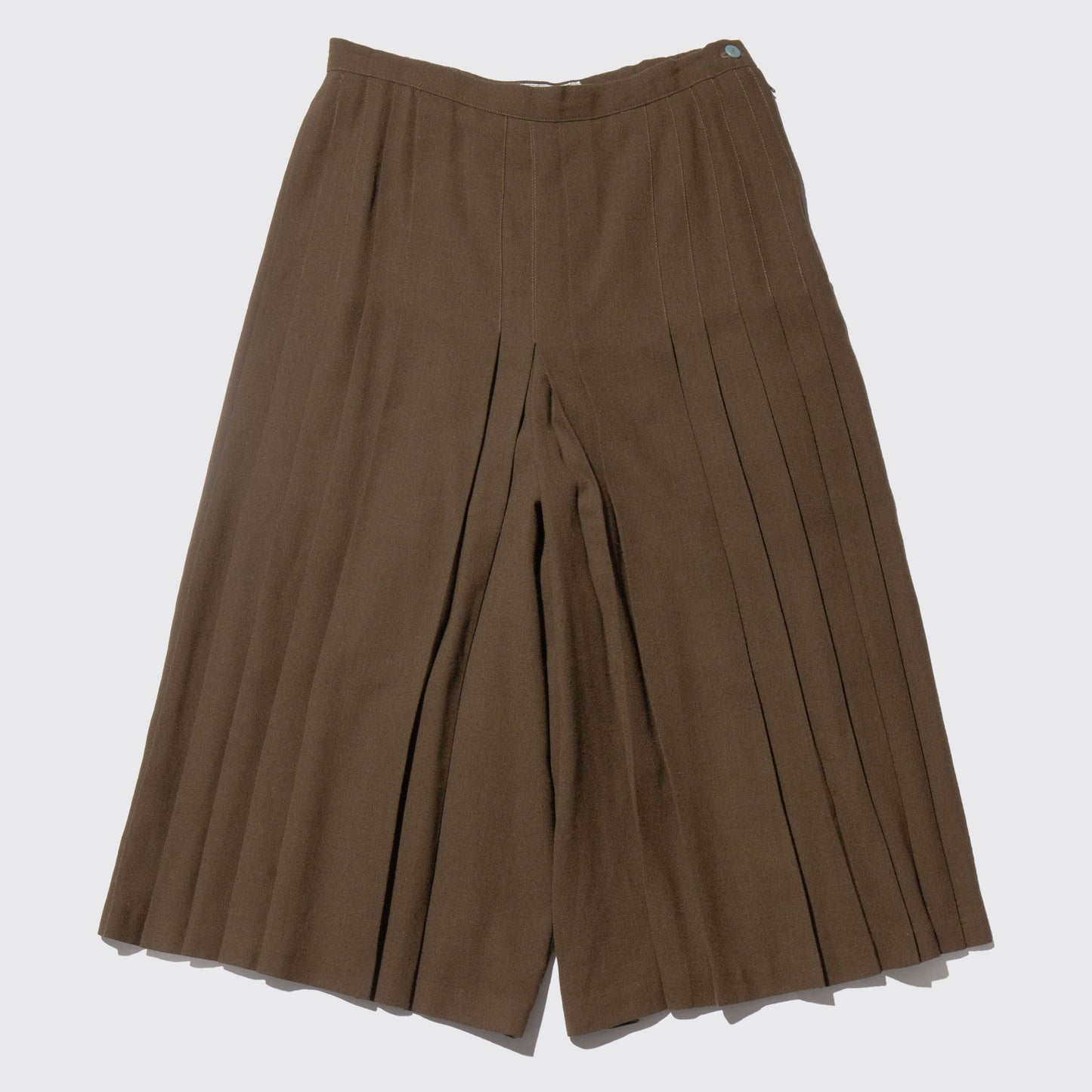 vintage pleats wide shorts