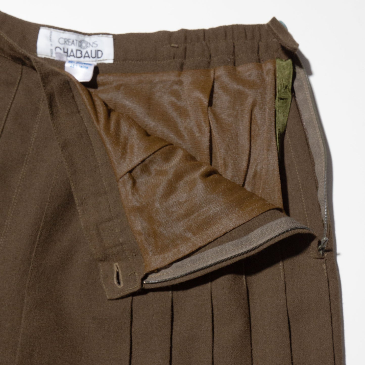 vintage pleats wide shorts