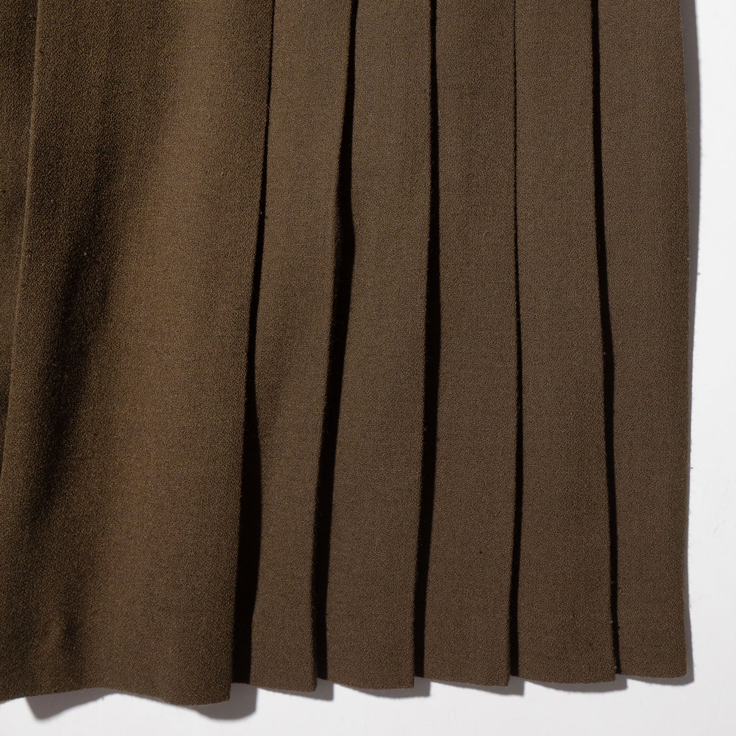 vintage pleats wide shorts