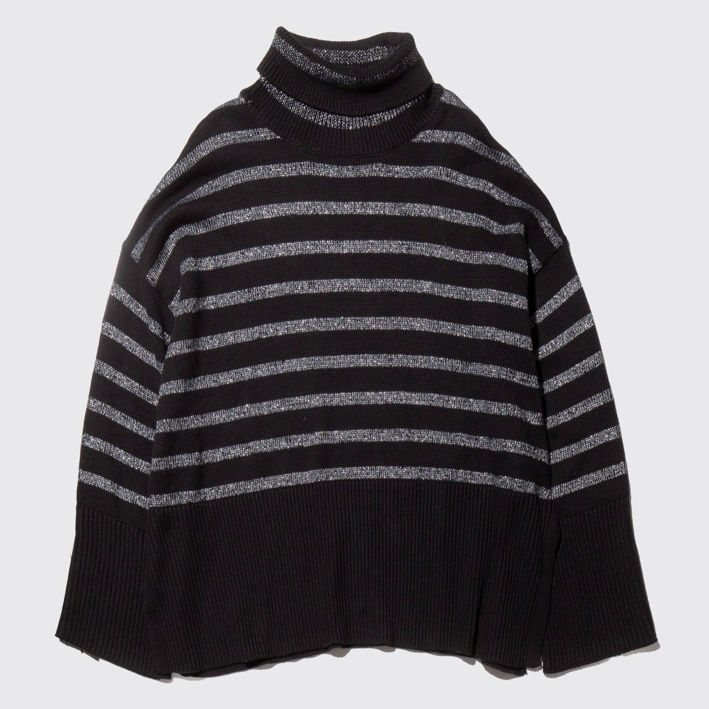 vintage lame border wide sweater