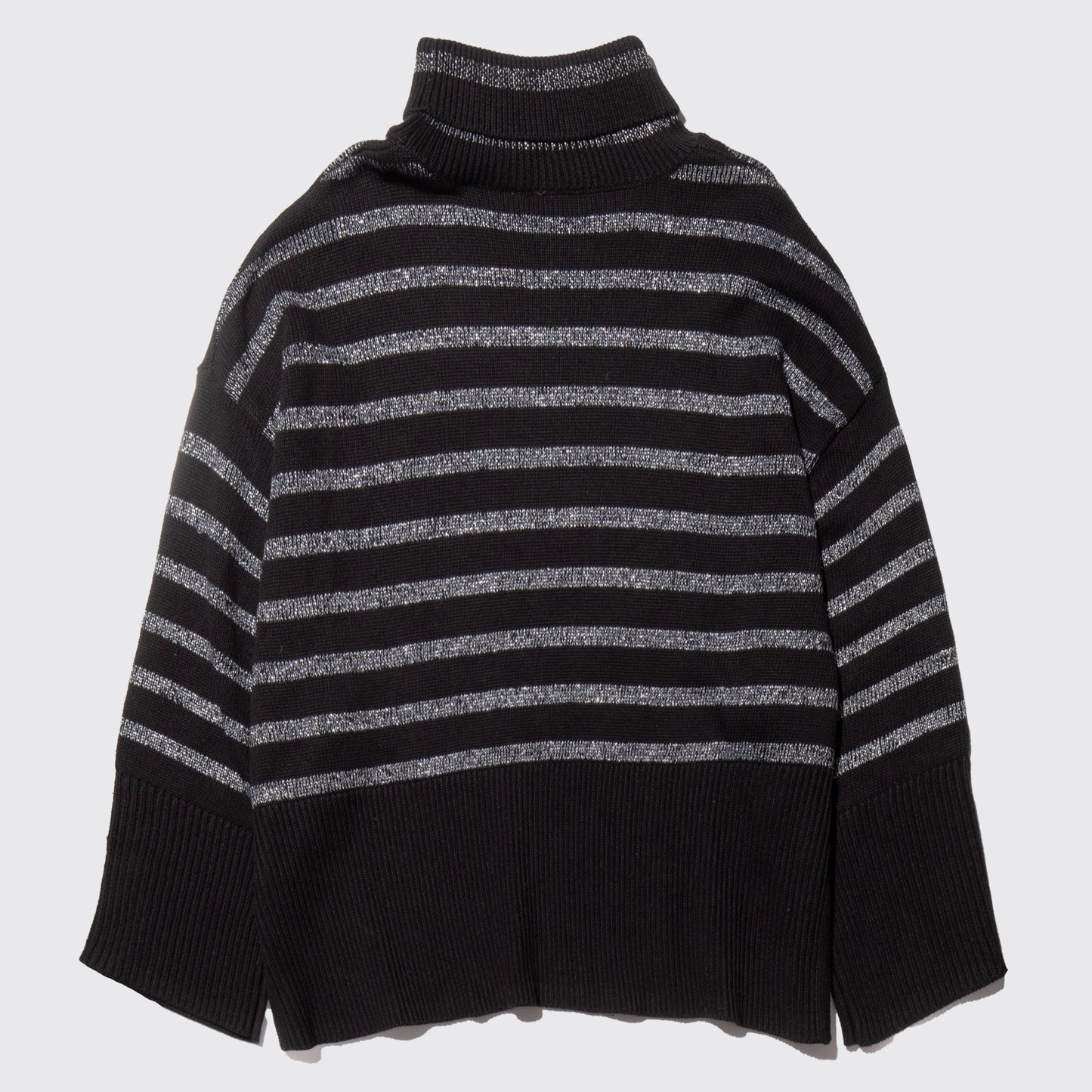 vintage lame border wide sweater