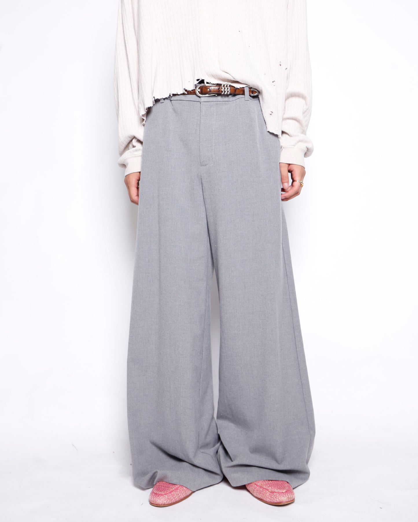 vintage wide leg slacks