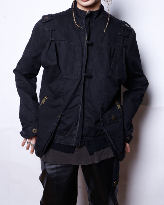 vintage euro docking aviator jacket