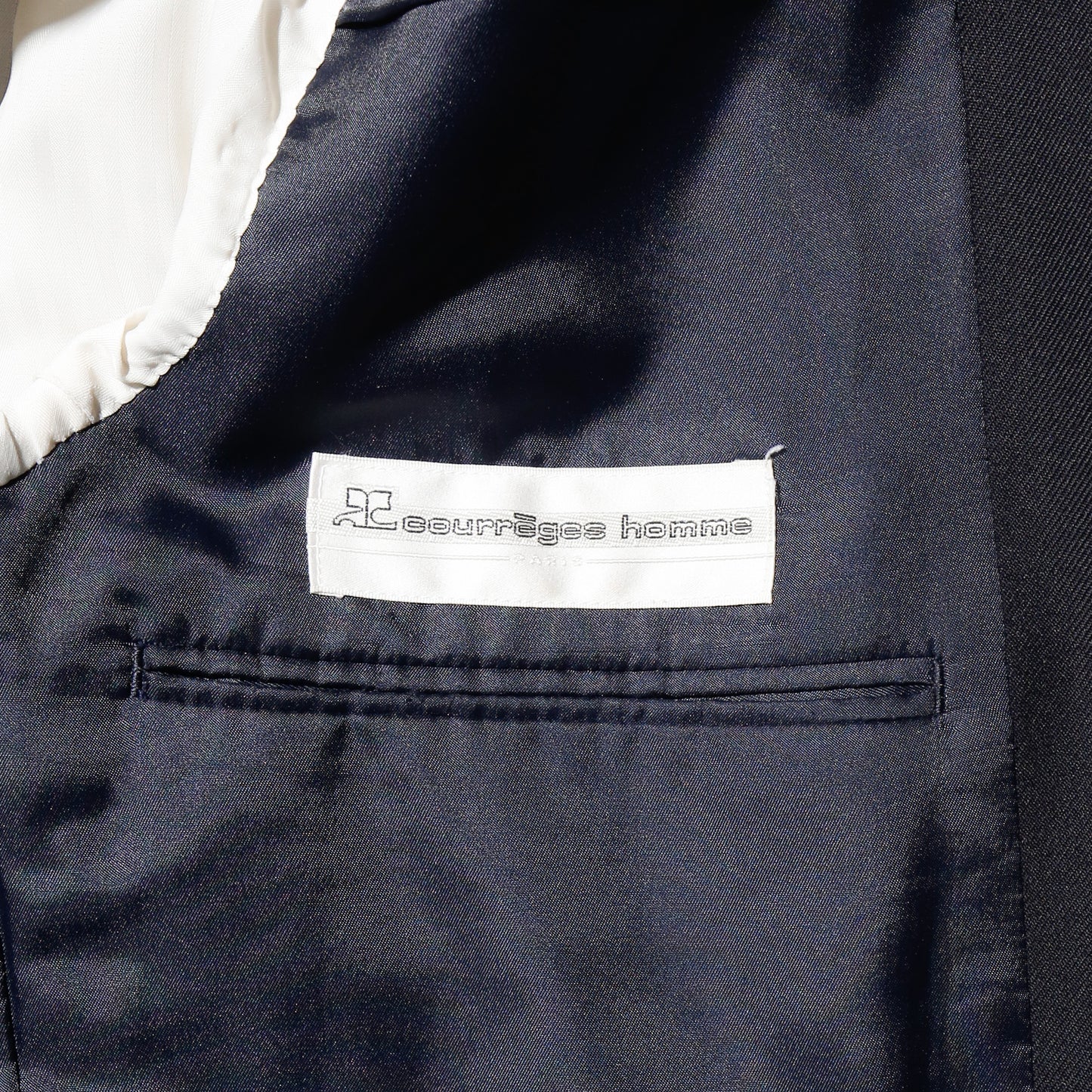 vintage 90's courrèges homme double breasted blazer
