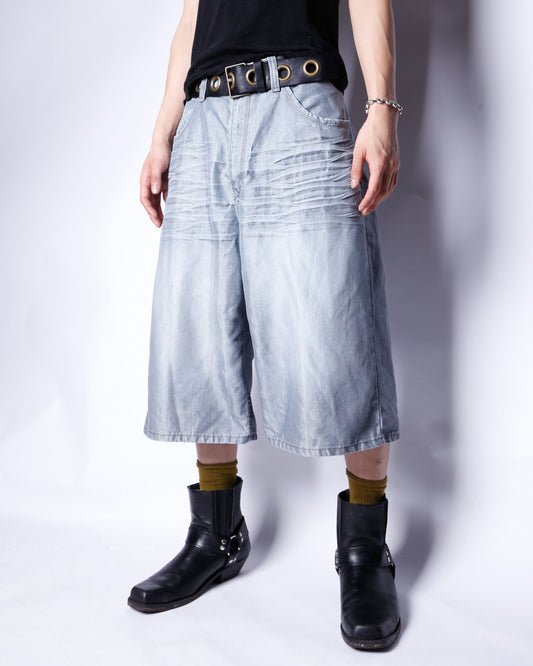 vintage shinny baggy shorts