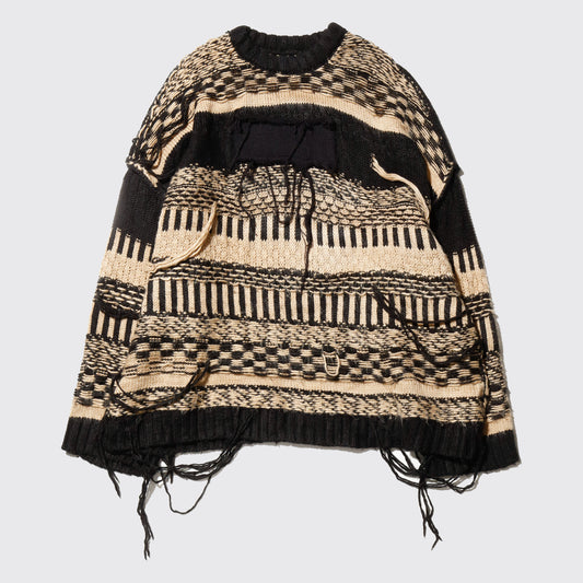 *one-off folklore broken sweater
