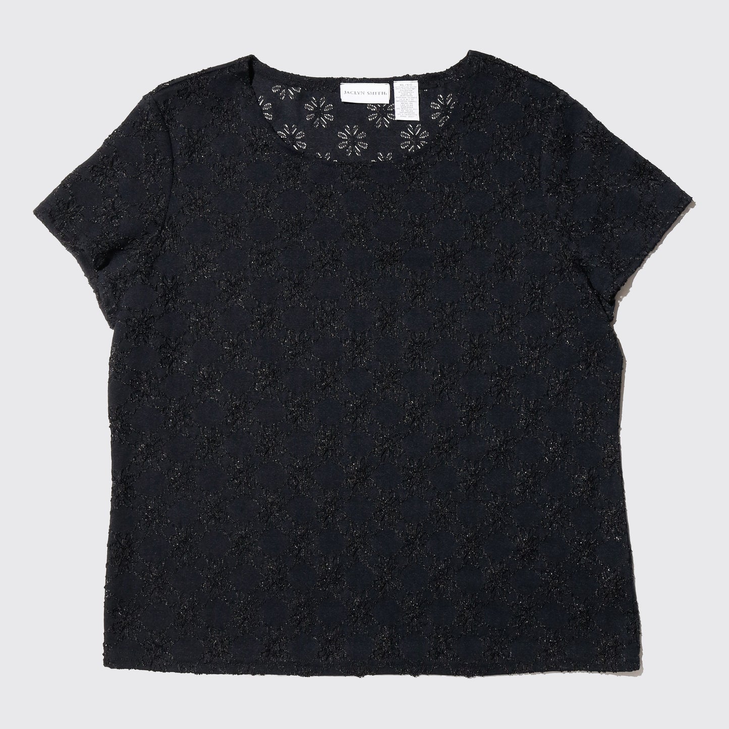 vintage flower sheer cut sew