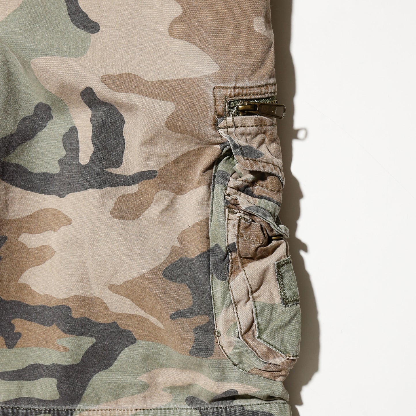 vintage detachable camo cargo trousers