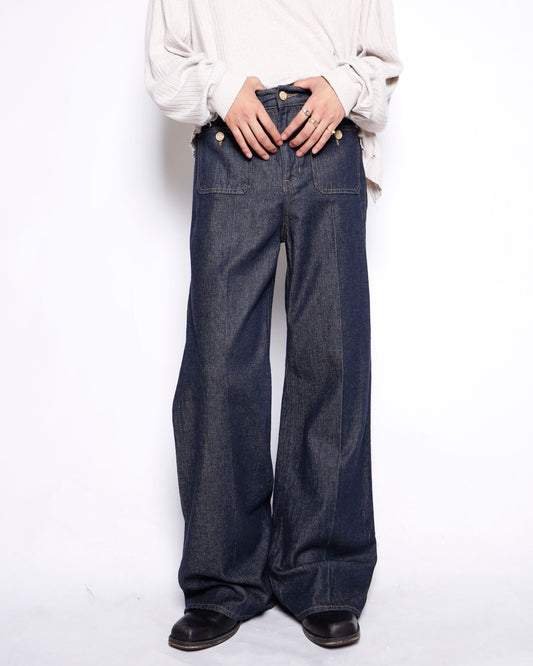 vintage sailor flare jeans