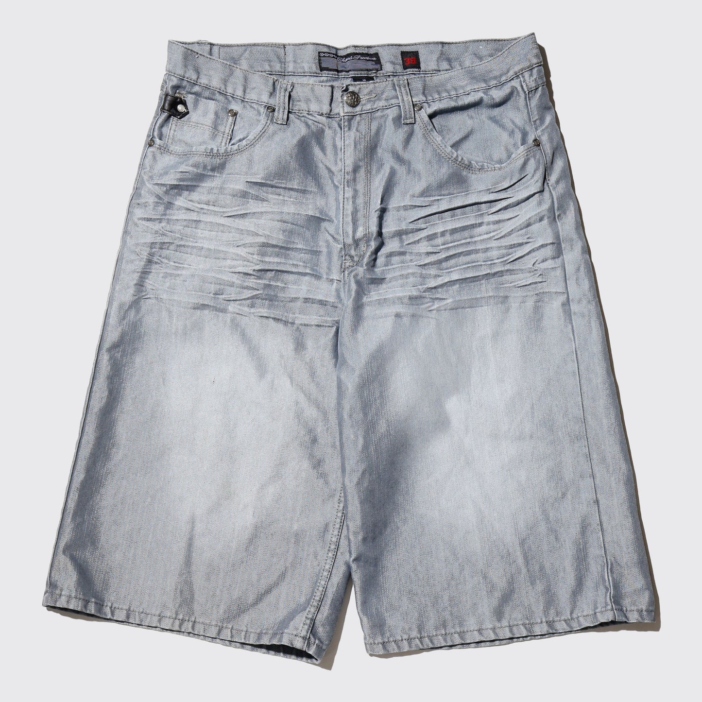 vintage shinny baggy shorts