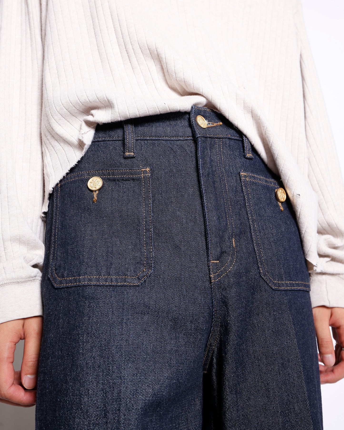 vintage sailor flare jeans