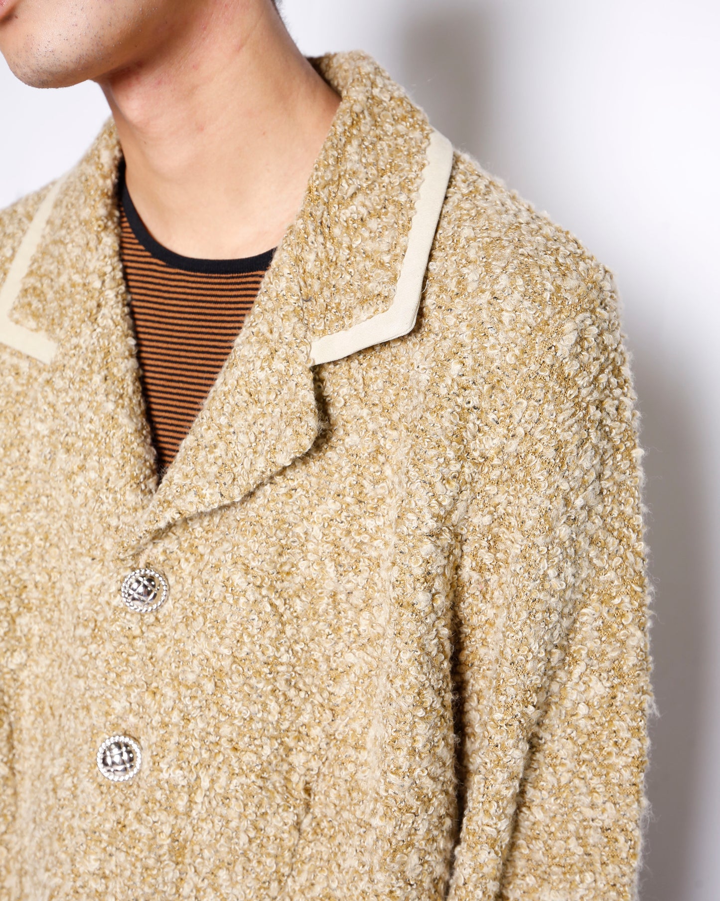 vintage 4b boucle tweed jacket