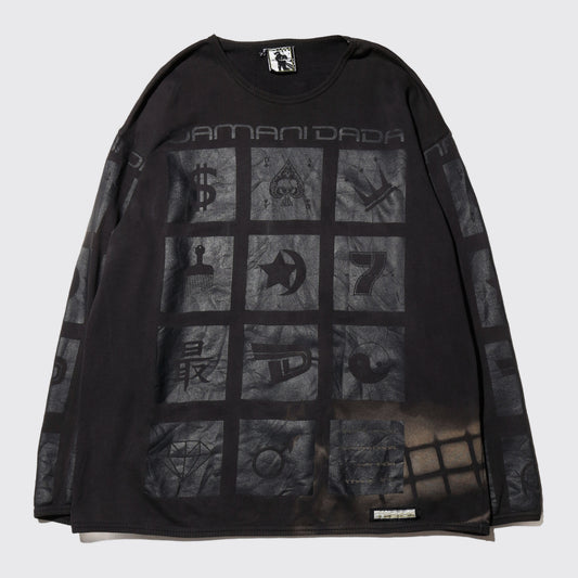 vintage 90's damani dada shadow icon l/s t-shirt
