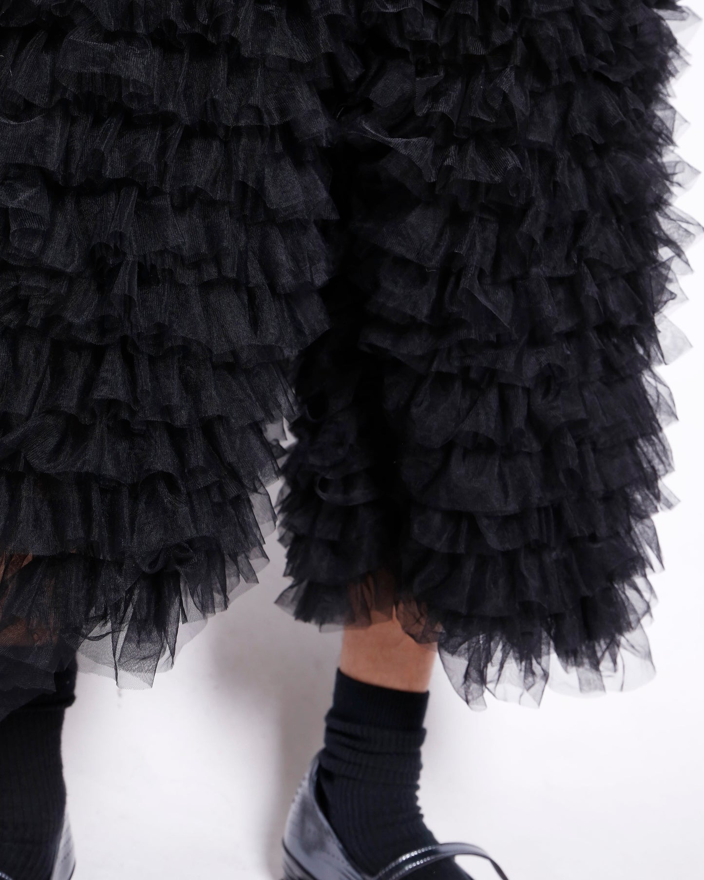 vintage black swan tulle pants
