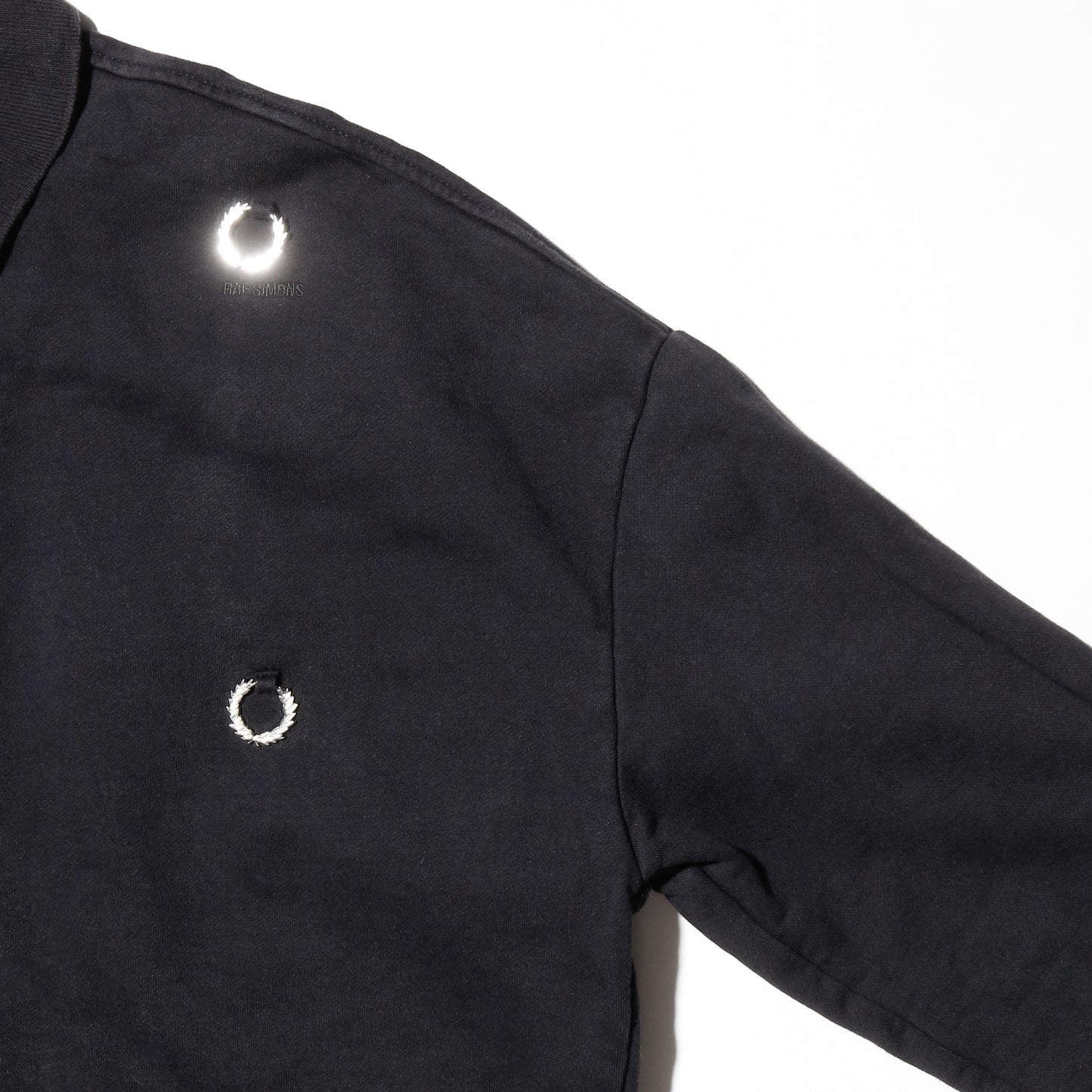 Fred Perry x Raf Simons metal laurel polo sweat
