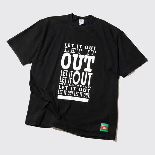 vintage mellow yellow soda "let it out" t-shirt