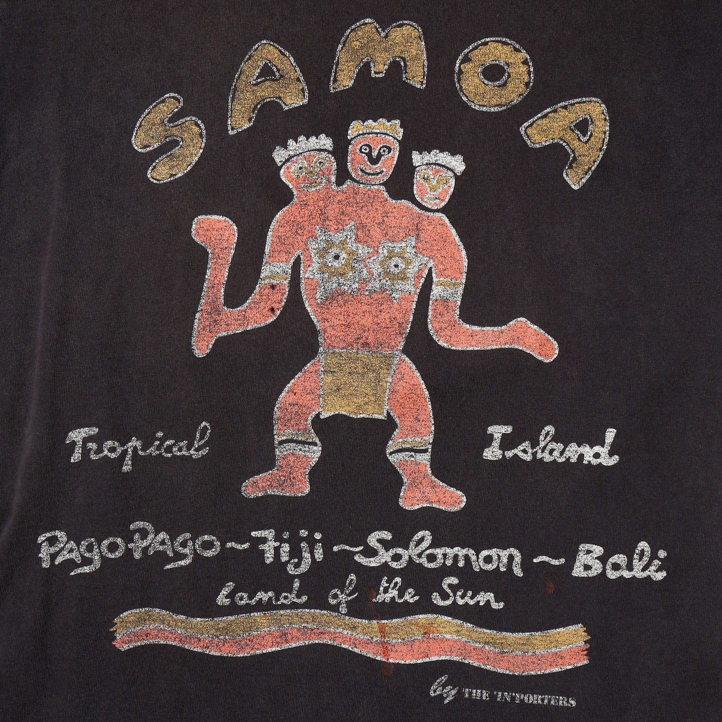 vintage 80's samoa tropical island t-shirt