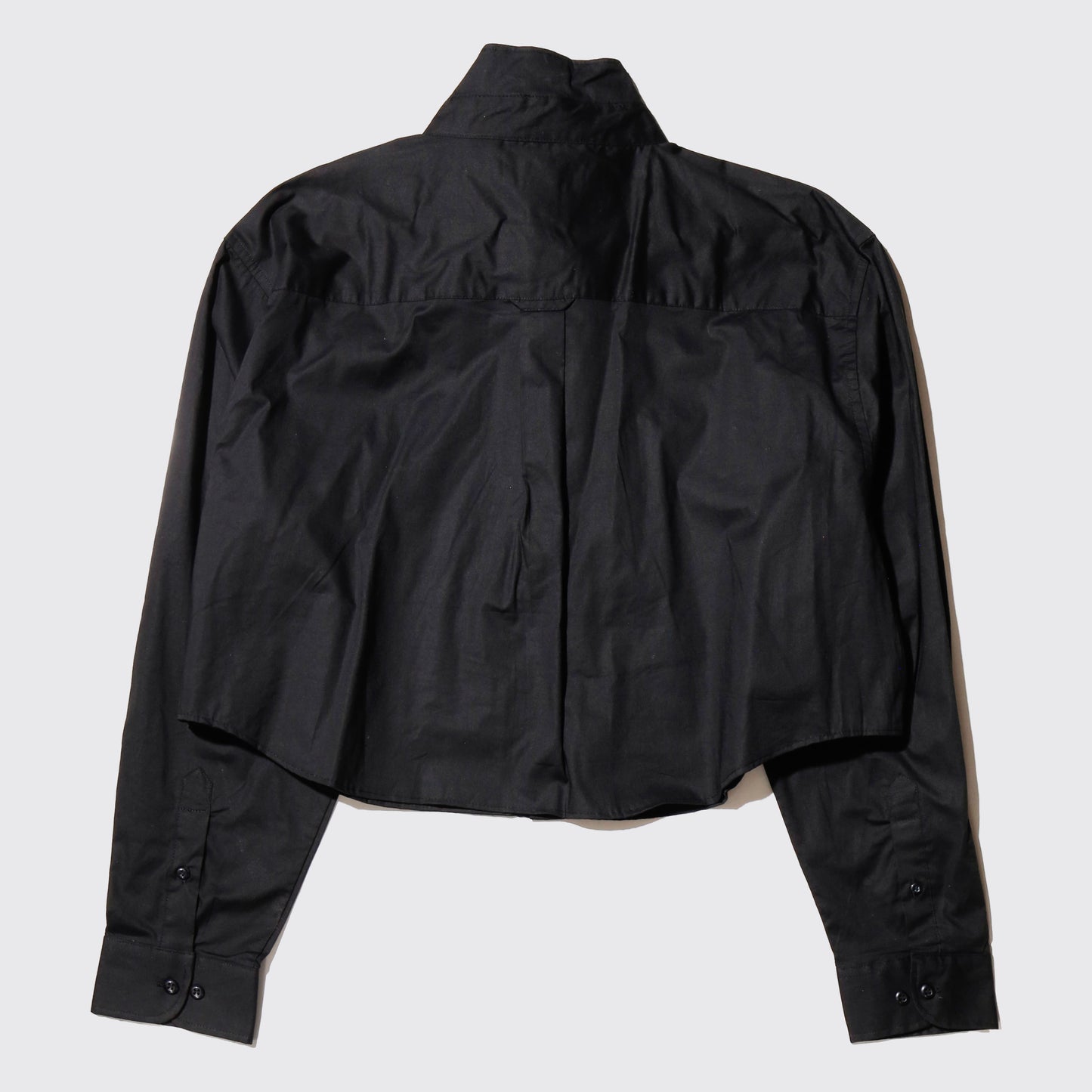 *one-off cropped bowtie shirt