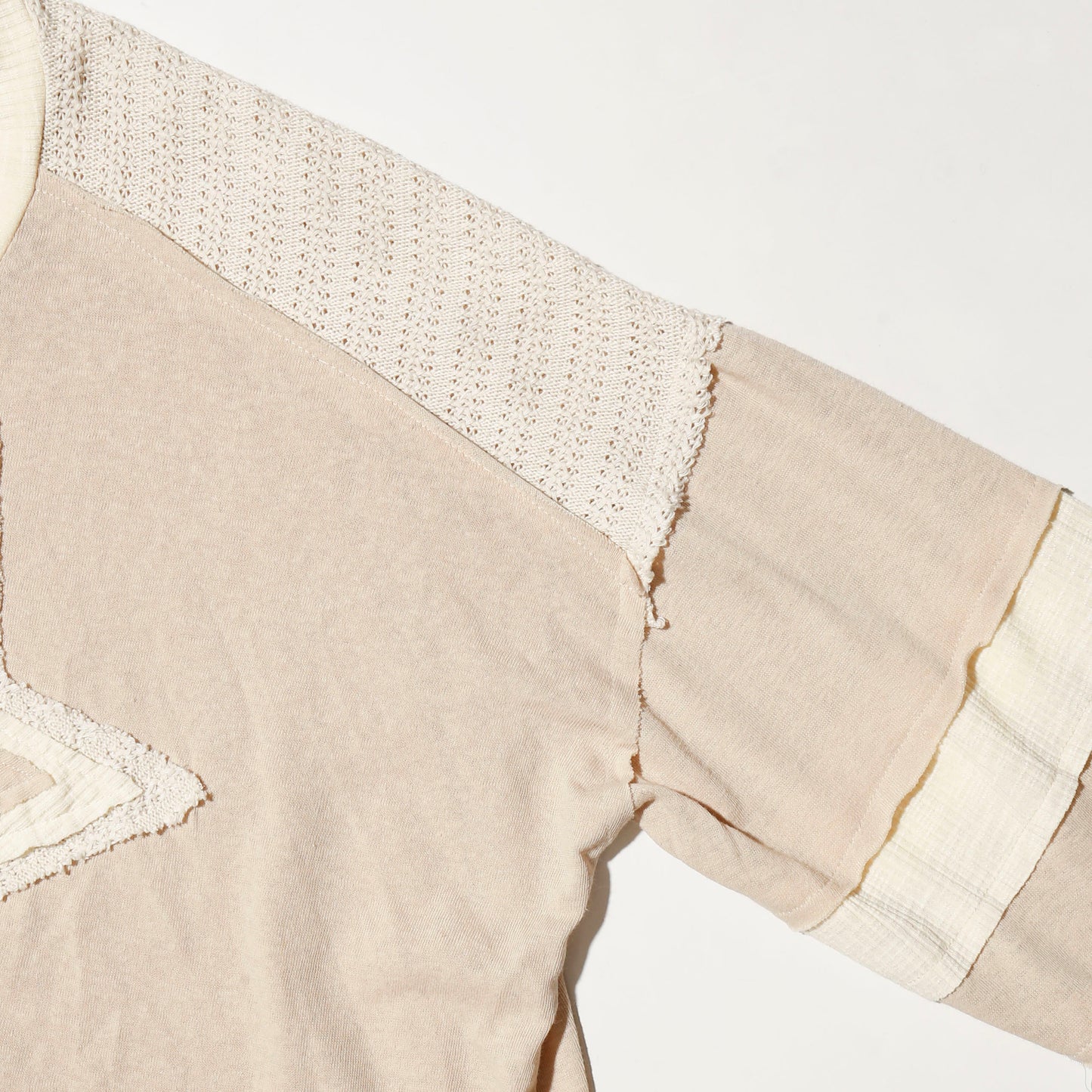 vintage cropped star applique cut sew