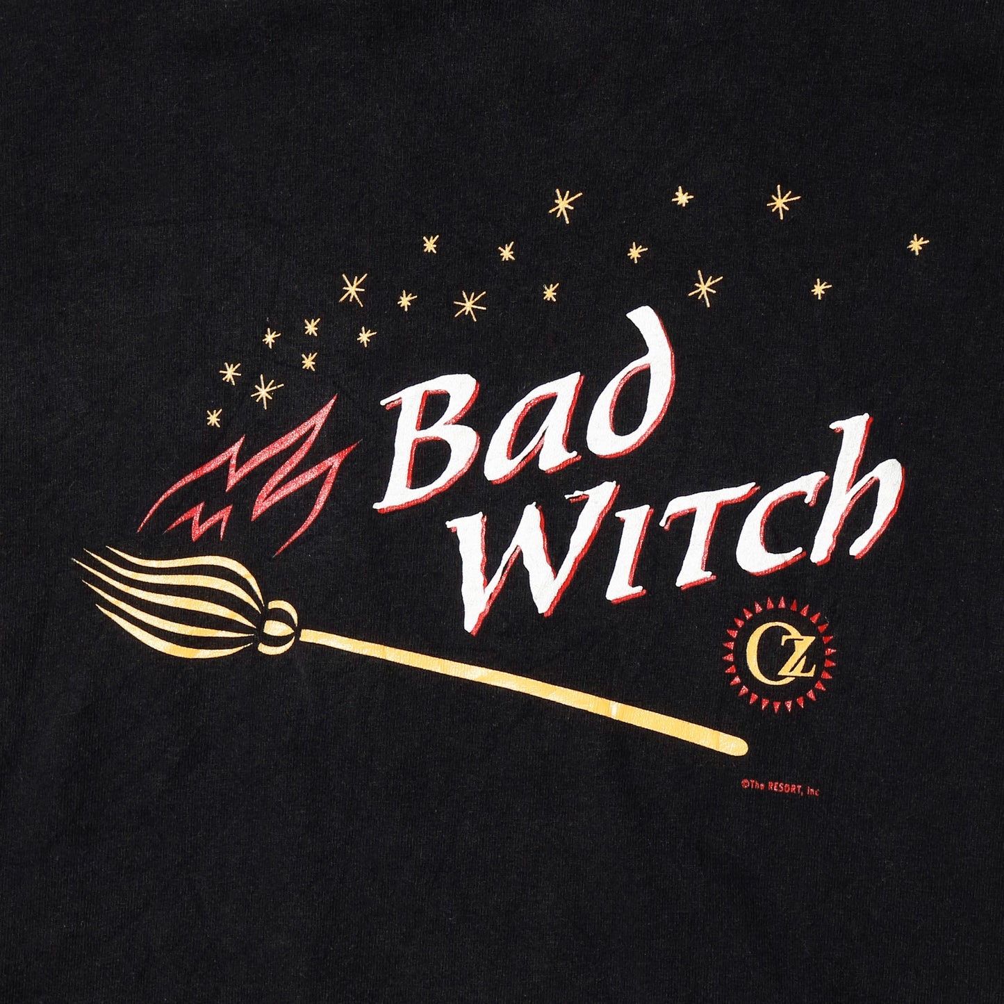 vintage 90-00's wizard of oz "bad witch" t-shirt