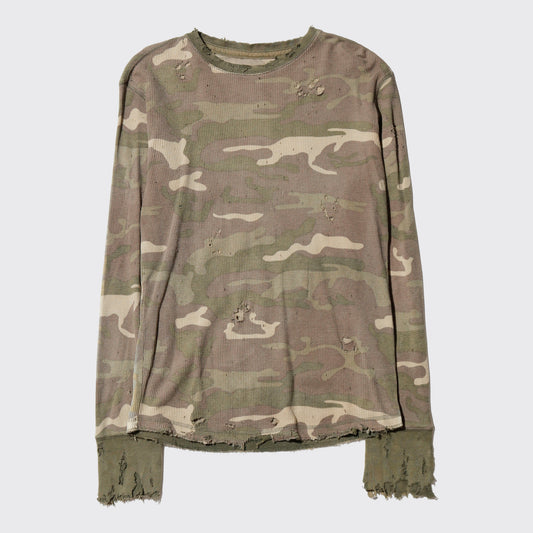 *one-off broken camo thermal l/s