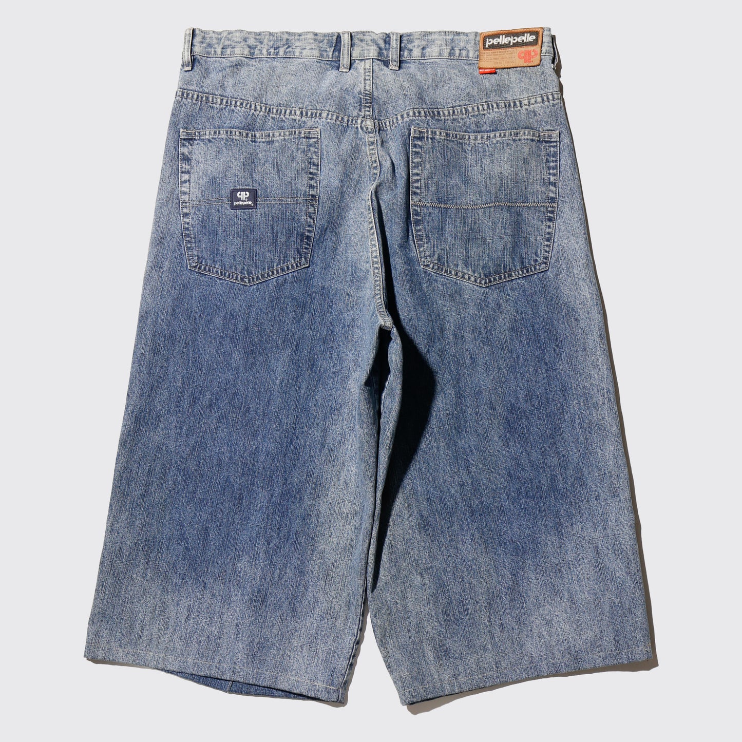 vintage pelle pelle center tuck baggy shorts