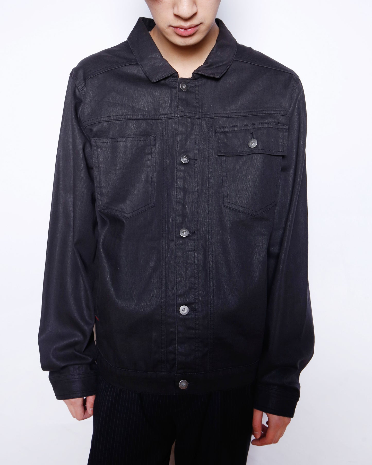 vintage ecko unltd. luster trucker jacket