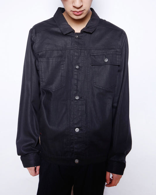vintage ecko unltd. luster trucker jacket