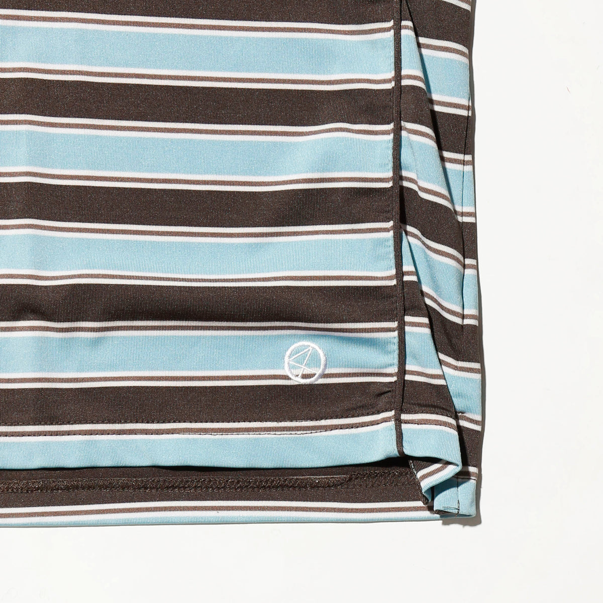 vintage border skinny polo l/s