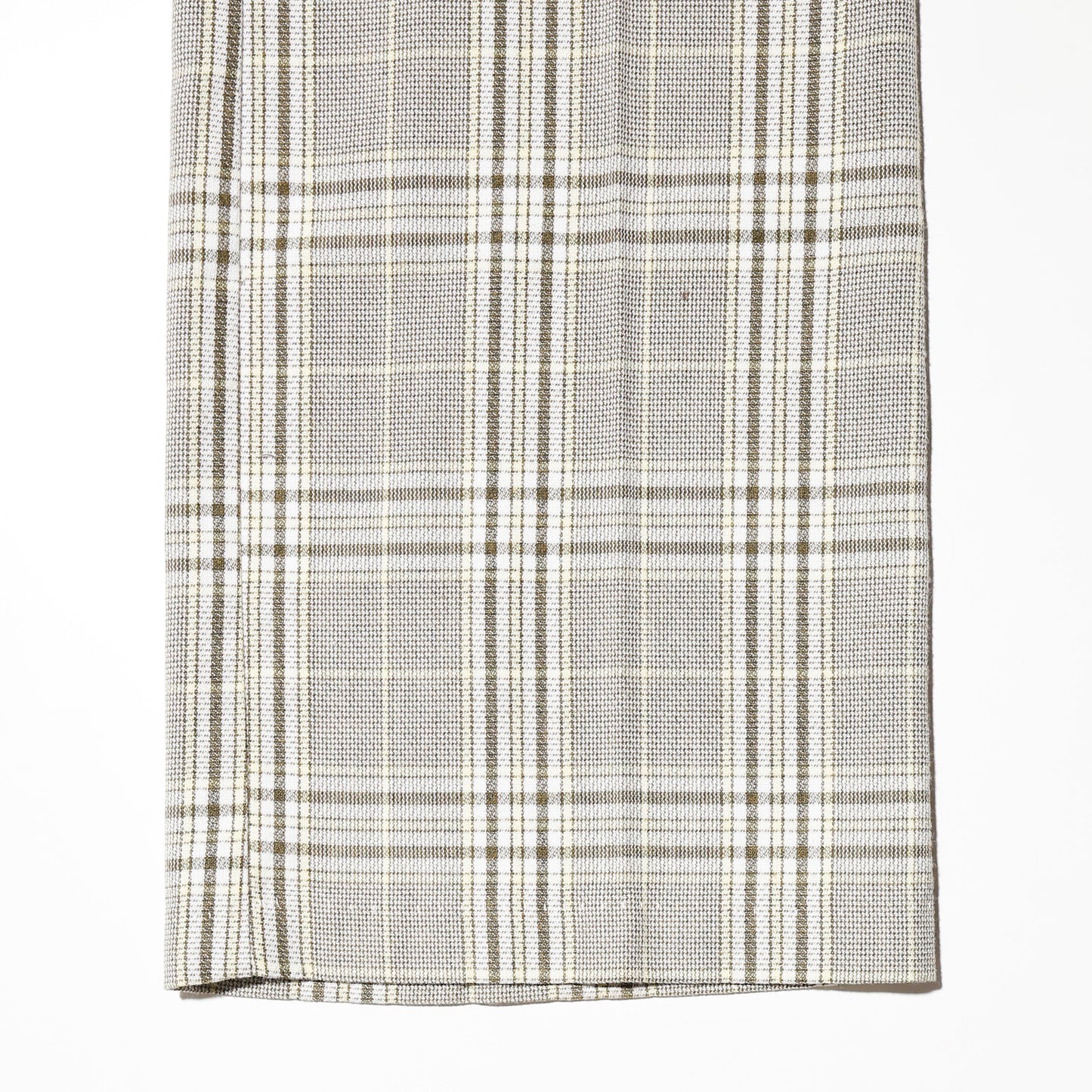 vintage 70's check flare slacks