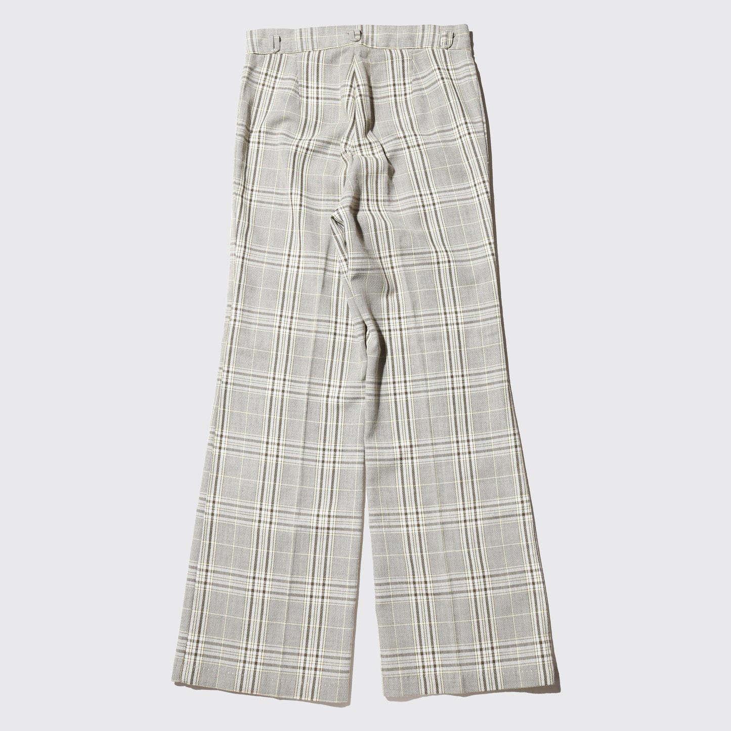 vintage 70's check flare slacks