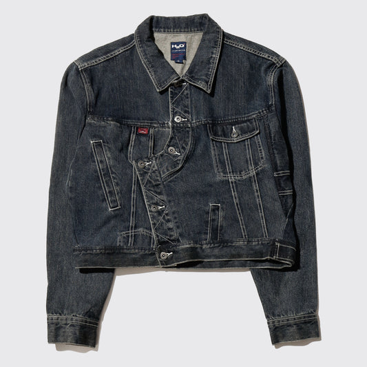 *one-off unbalance trucker jacket