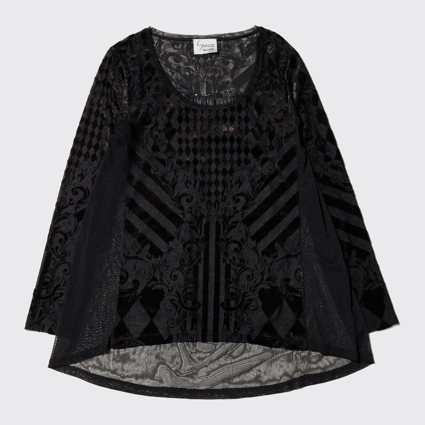vintage baroque sheer cut sew