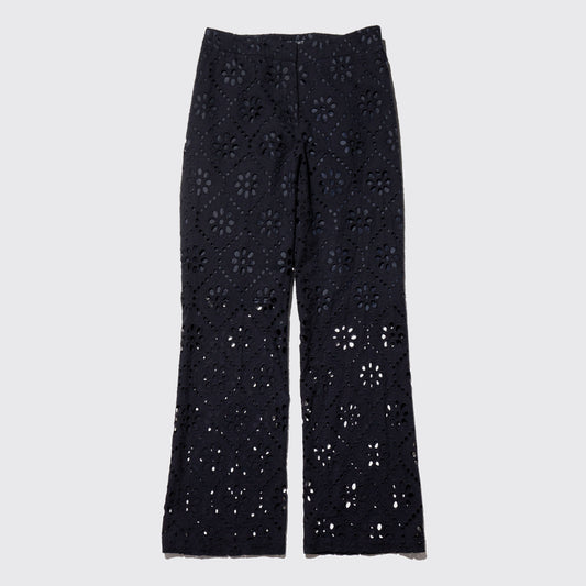 vintage flower cut slacks