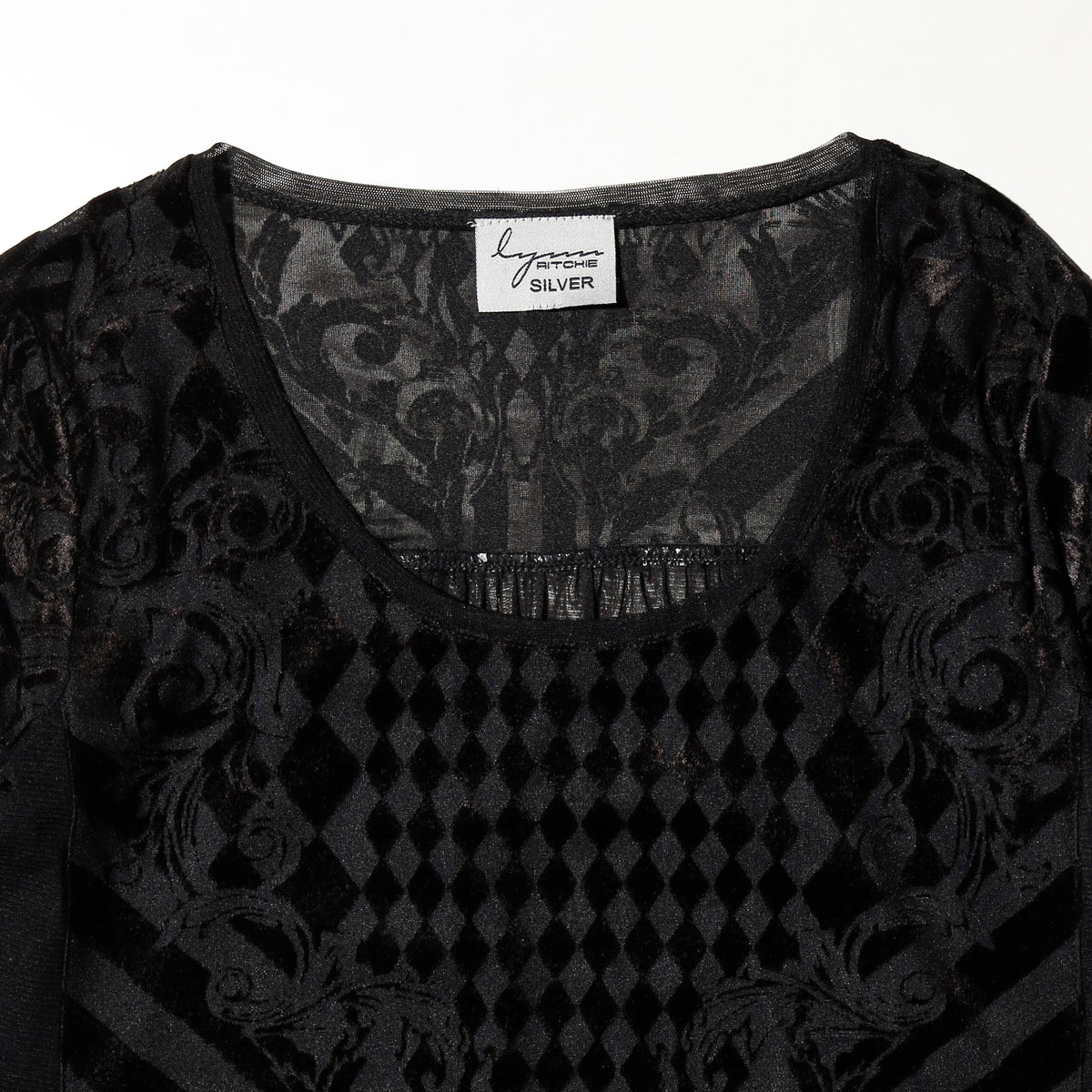 vintage baroque sheer cut sew