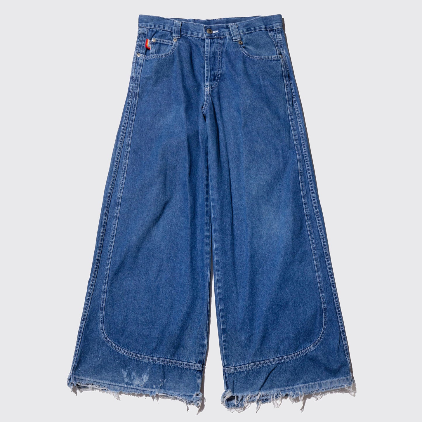 vintage 90's kik wear rave wide jeans