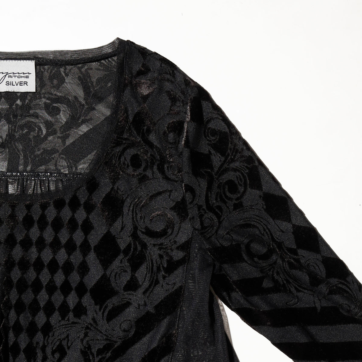 vintage baroque sheer cut sew