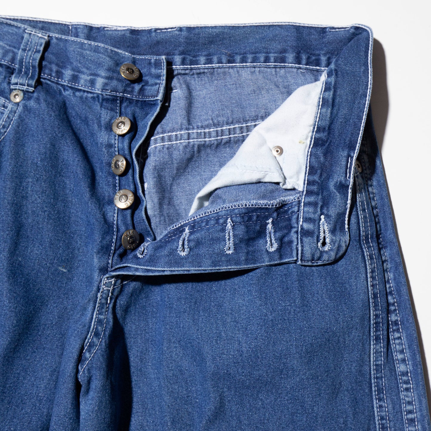 vintage 90's kik wear rave wide jeans