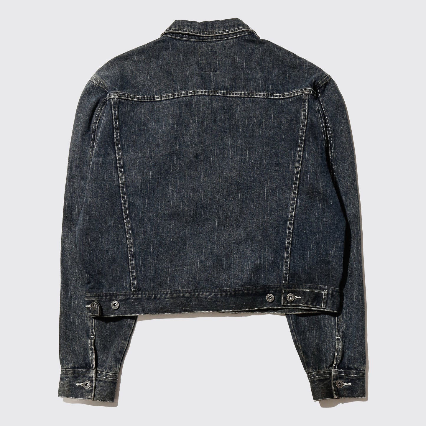 *one-off unbalance trucker jacket